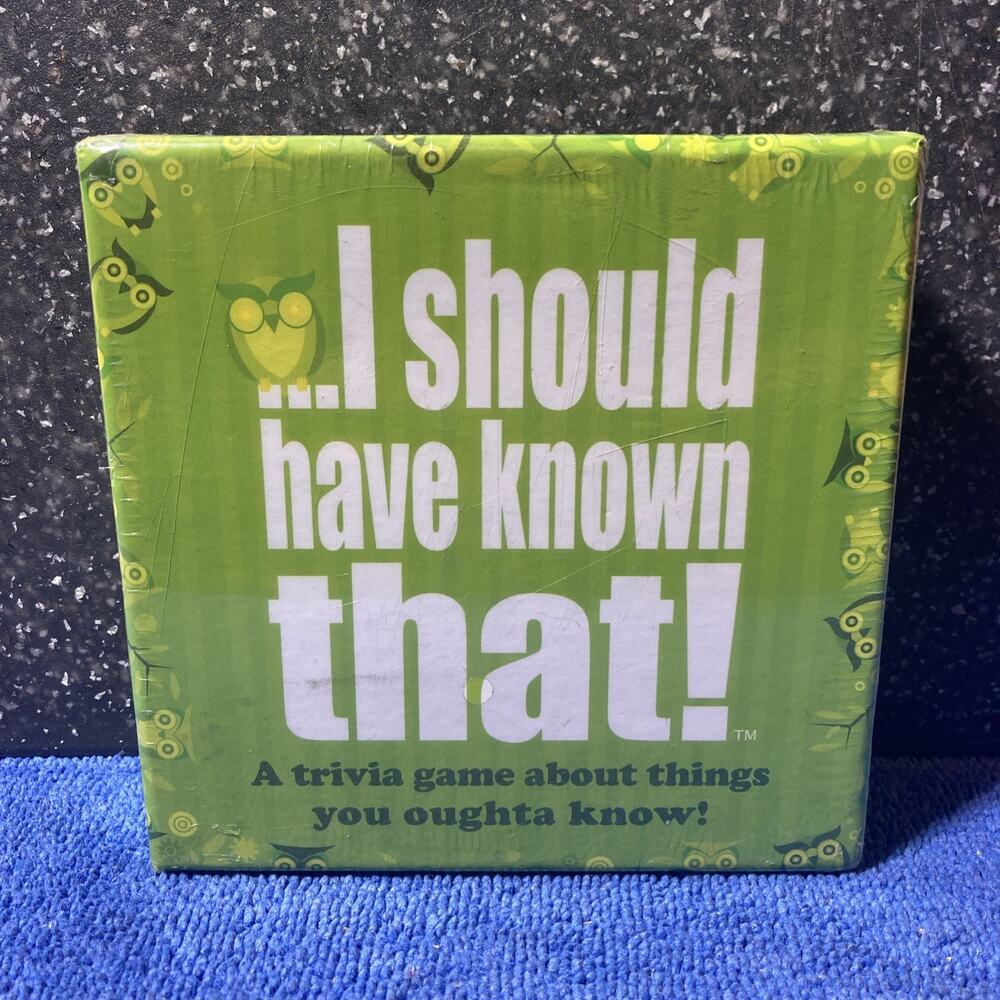 I Should Have Known That! Trivia Game by Hygge Games – Party Game –NEW SEALED